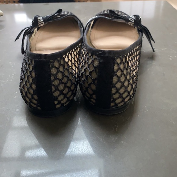 Dior Black Mesh Miss J'Adior Flats - Picture 4 of 7